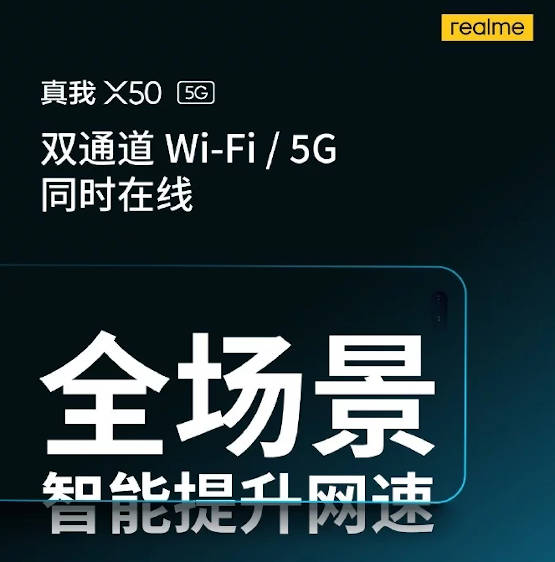 Realme X50 5G pozwoli jednocześnie korzystać z 5G i Wi-Fi