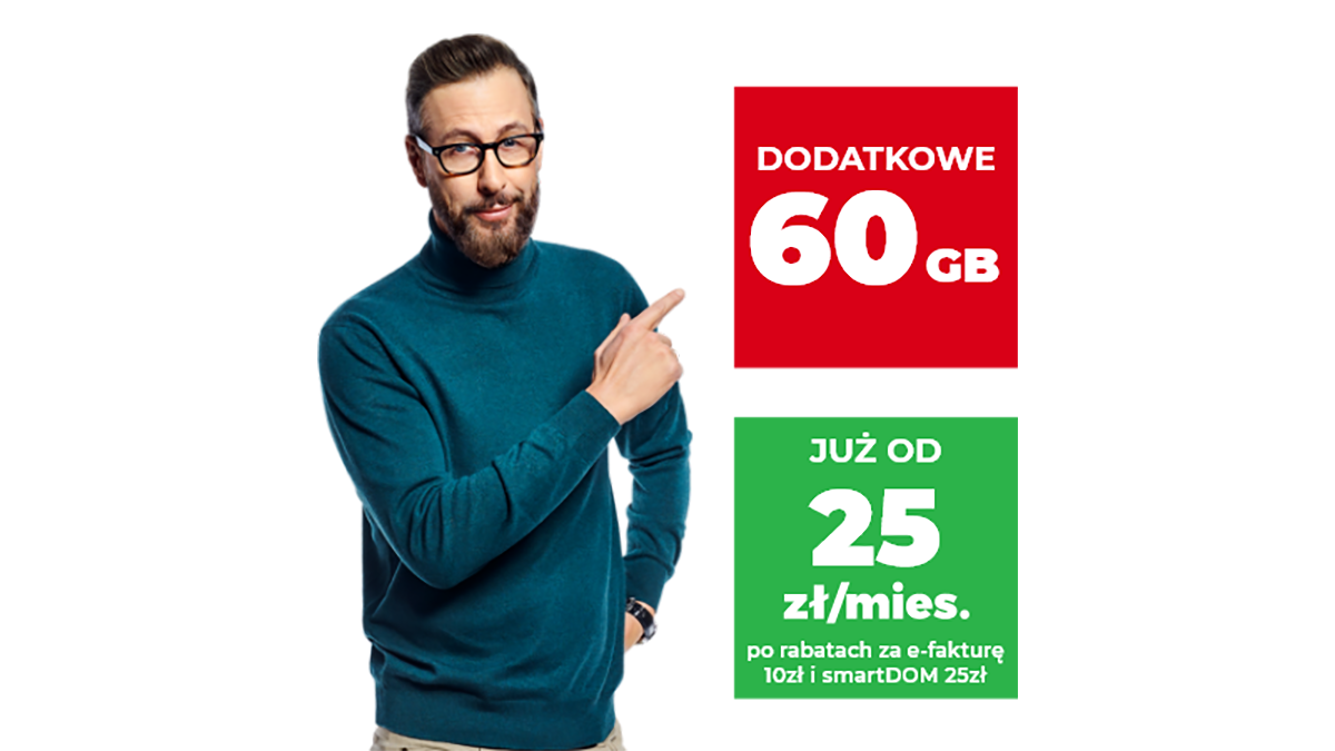 [Aktualizacja] 60 GB Internetu od Plusa - w sam raz na Nowy Rok