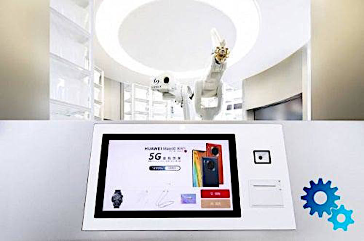 Huawei otworzył sklep obsługiwany wyłącznie przez roboty