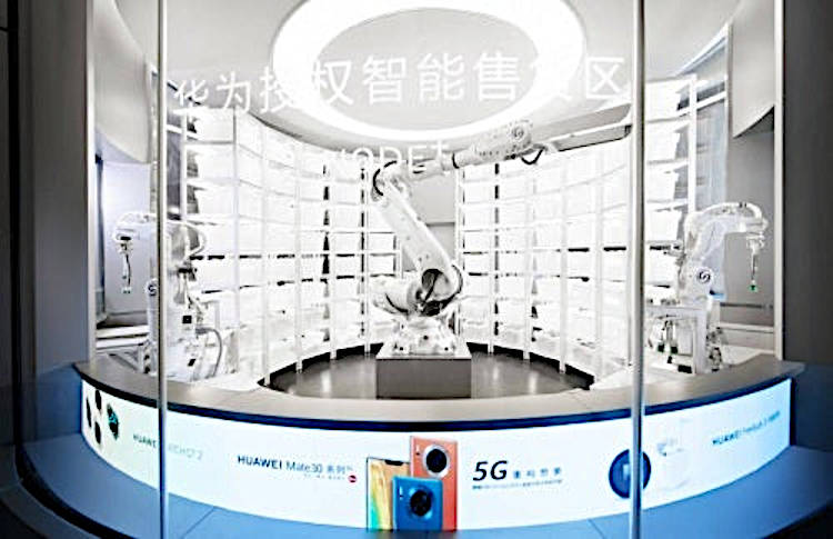 Huawei otworzył sklep obsługiwany wyłącznie przez roboty