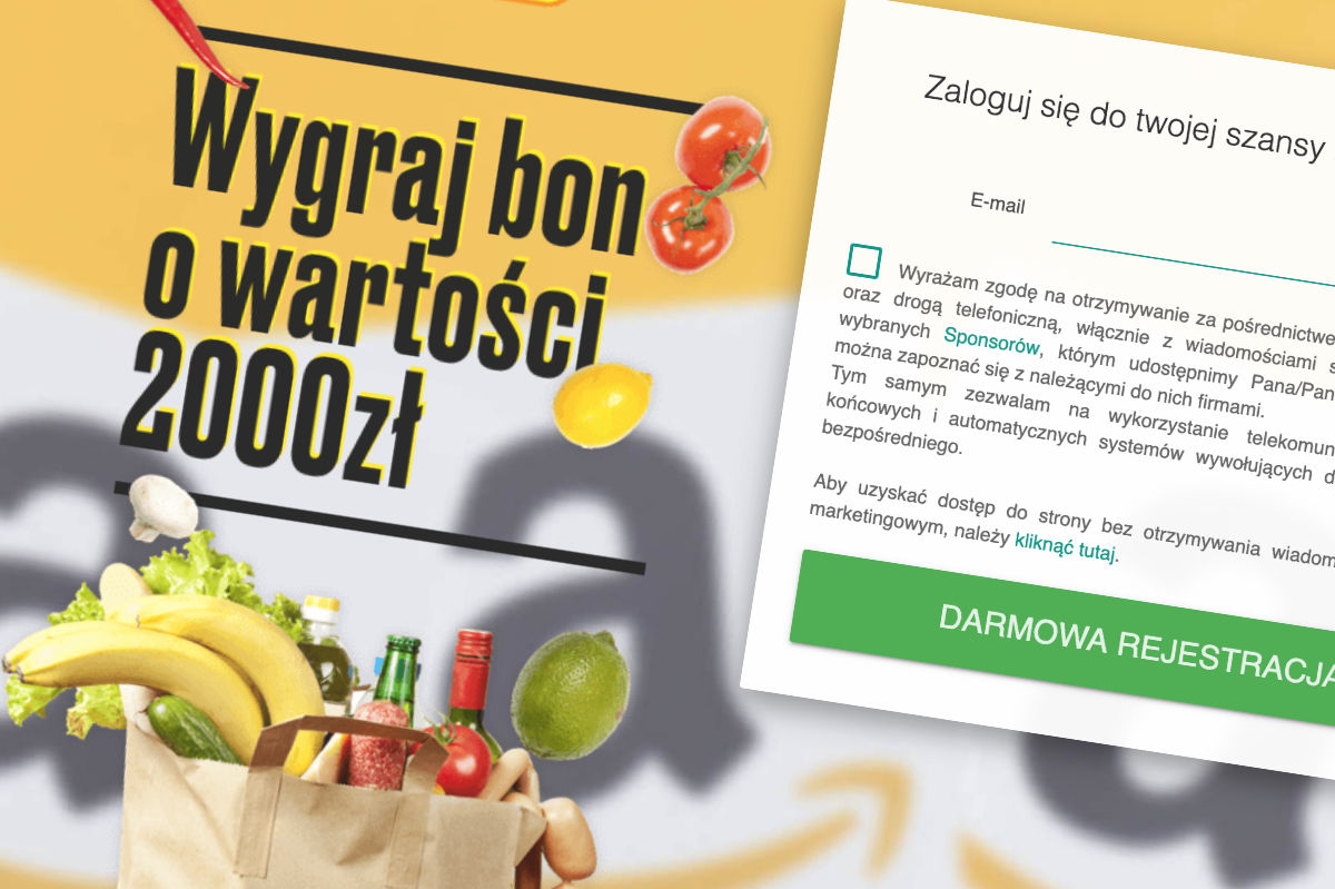 Biedronka nie ma dla ciebie bonu. To oszuści chcą wyłudzić twoje dane