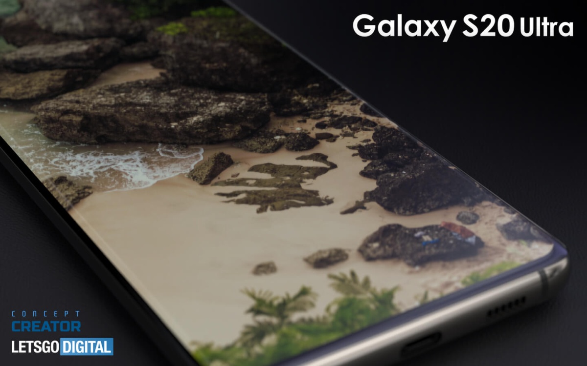 Samsung Galaxy S20 Ultra na nowych renderach 360 stopni