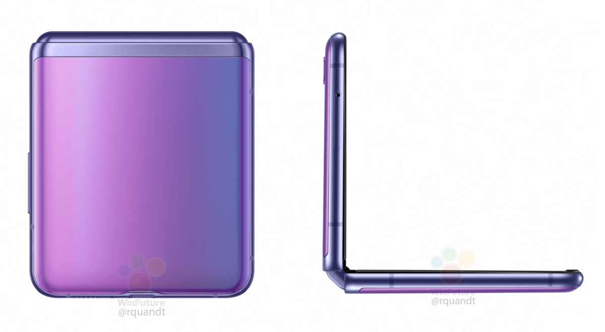 Samsung Galaxy Z Flip na renderach prasowych - spokojny design i małe rozmiary