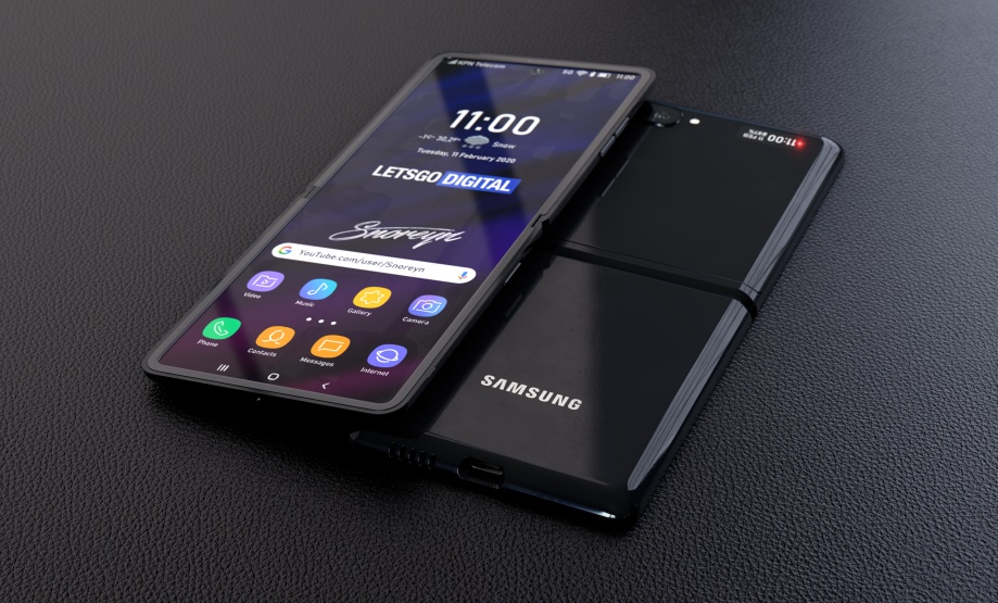 [Aktualizacja] Galaxy Z Flip na nowych renderach. Tak ma wyglądać nowy "składak" Samsunga