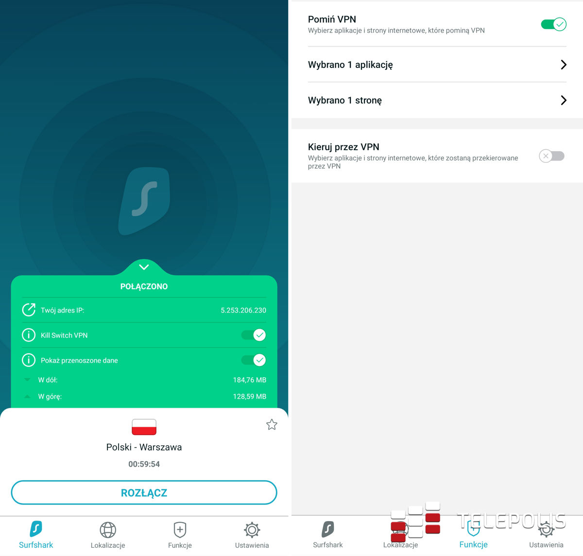 VPN, ochrona prywatności i blokowanie połączeń – Surfshark ma to wszystko