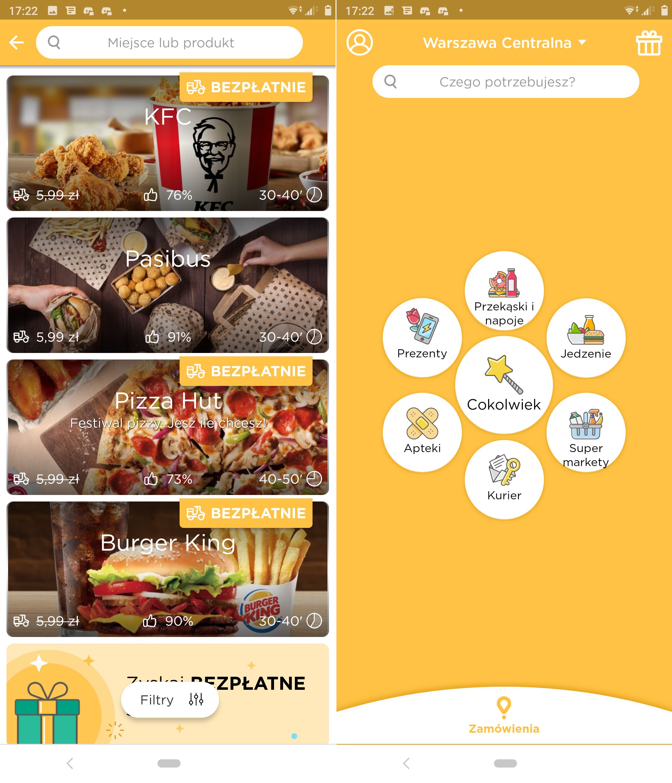Google Play: zamów pączki do domu. #tlustyczwartek