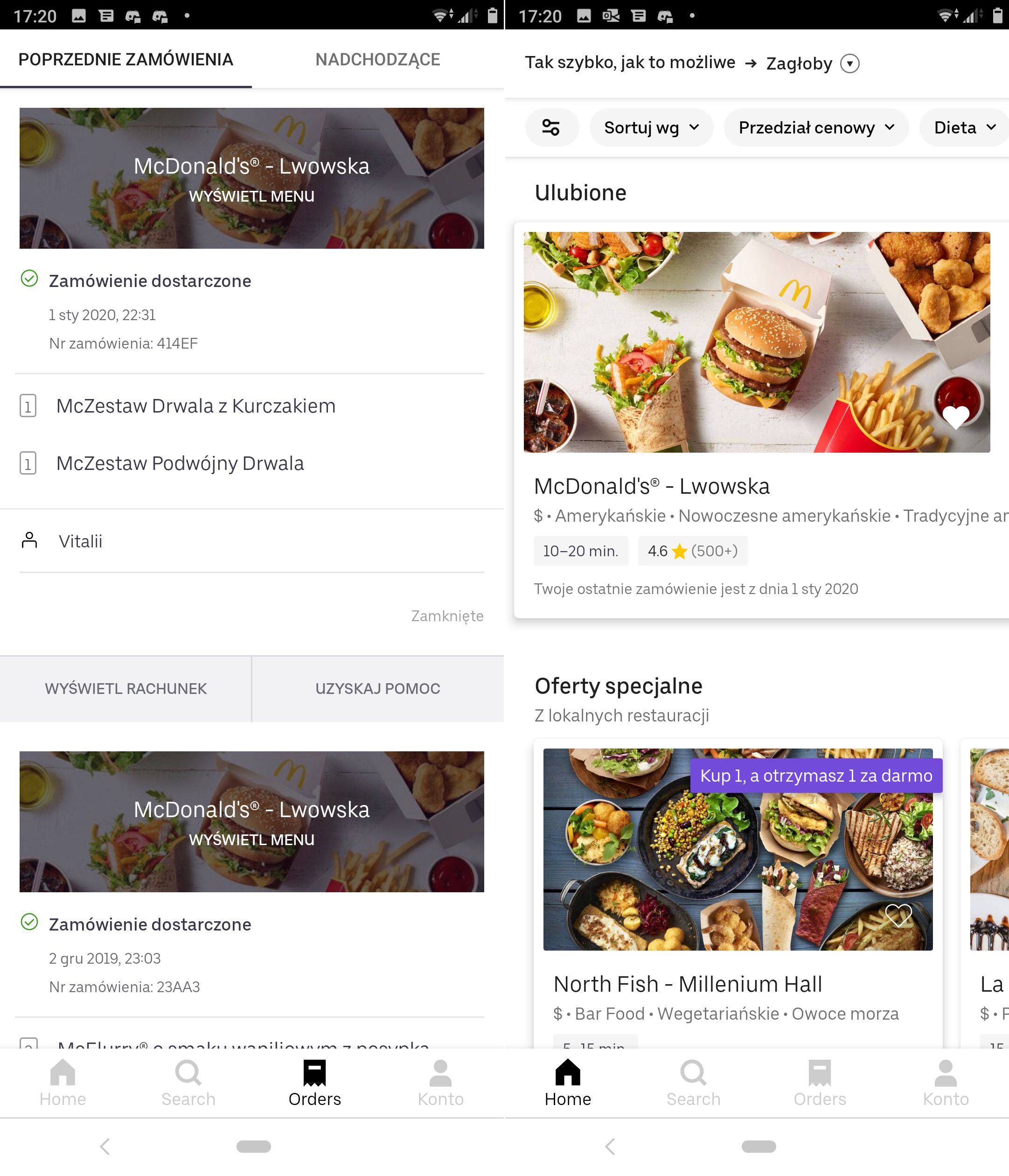Google Play: zamów pączki do domu. #tlustyczwartek