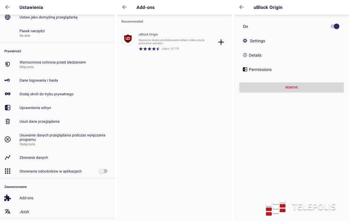 Firefox Preview dla Androida dostanie rozszerzenia. Sprawdź wersję Nightly