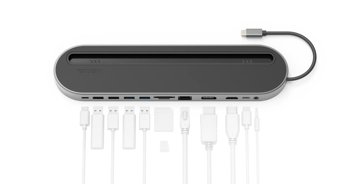 Masz za mało portów w komputerze lub tablecie? Pomoże uniwersalna stacja dokująca USB-C 12w1 firmy Hama