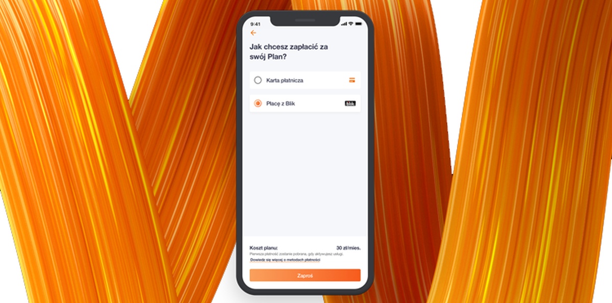 W Orange Flex można płacić BLIKIEM