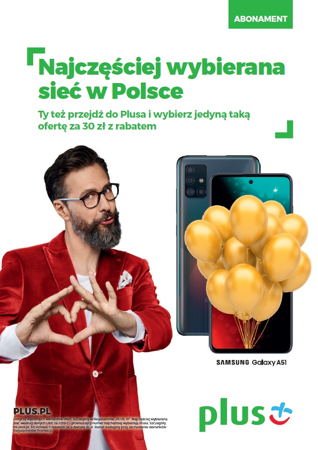 Plus to najczęściej wybierana sieć w Polsce - nowa kampania reklamowa