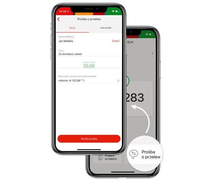 mBank wprowadził usługę „prośba o przelew na telefon” w BLIK