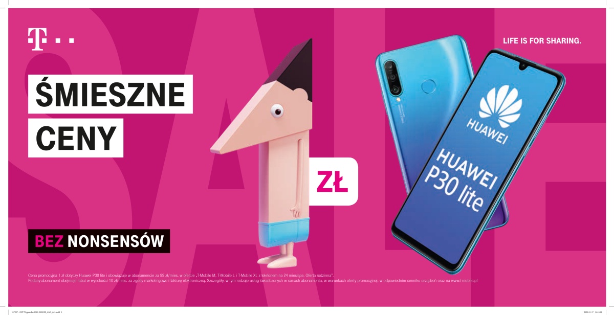 T-Mobile oferuje cztery taryfy abonamentowe dla klientów indywidualnych