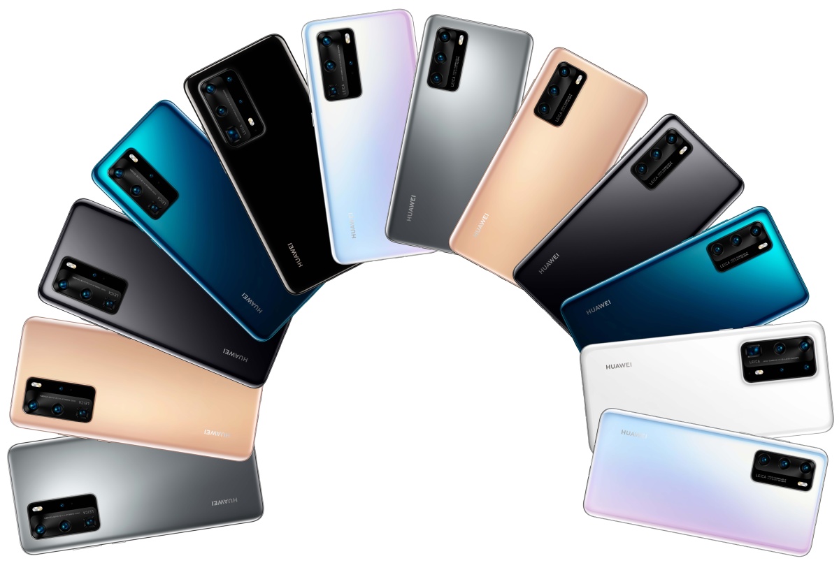 Huawei P40 - portret rodzinny: ujawniono wszystkie warianty kolorystyczne