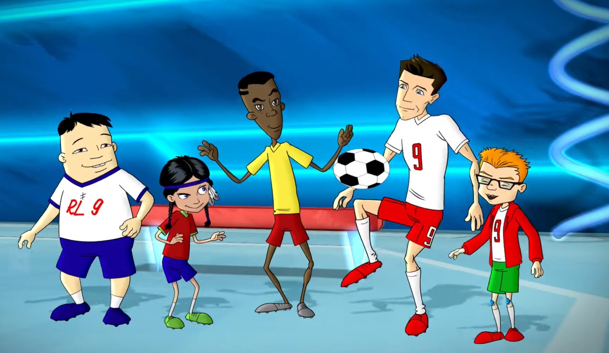 „Kosmiczny wykop” z Robertem Lewandowskim - zapowiedź kreskówki [wideo]