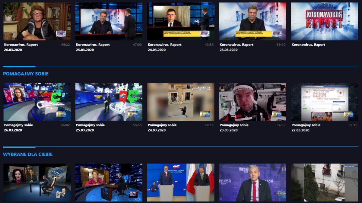 #Zostańwdomu z Play i oglądaj TVN24 GO przez 30 dni za darmo