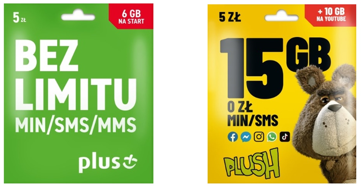 Plus na kartę - zmiany w ofercie. Więcej GB także w Plushu