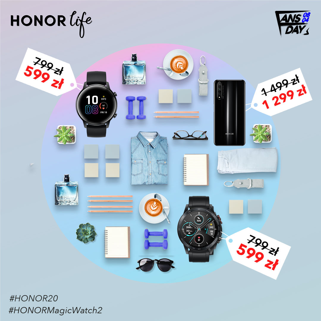[Aktualizacja] Honor MagicWatch 2 i Honor 20 w promocyjnych cenach