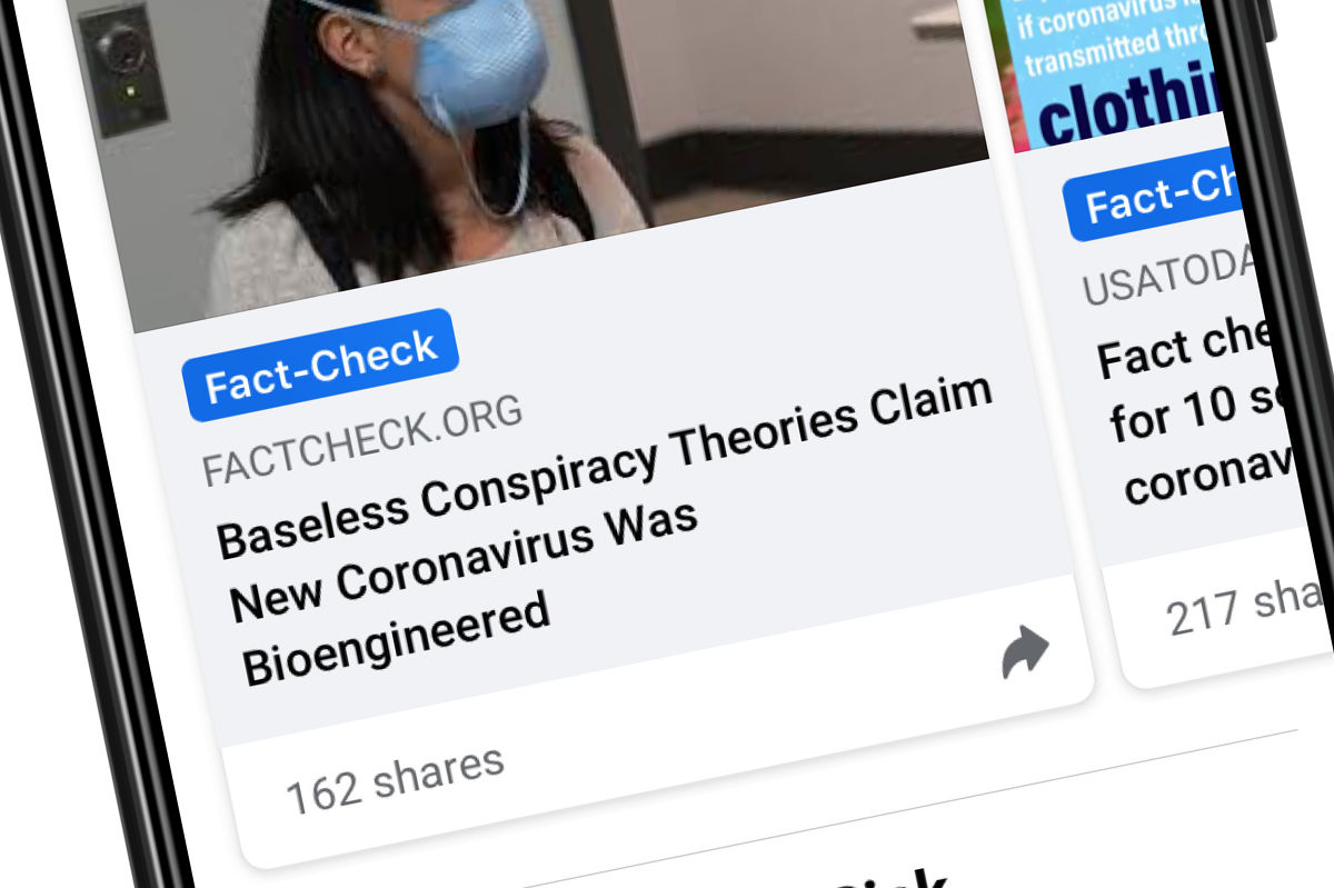 Facebook będzie ostrzegał przed fałszywymi informacjami o koronawirusie