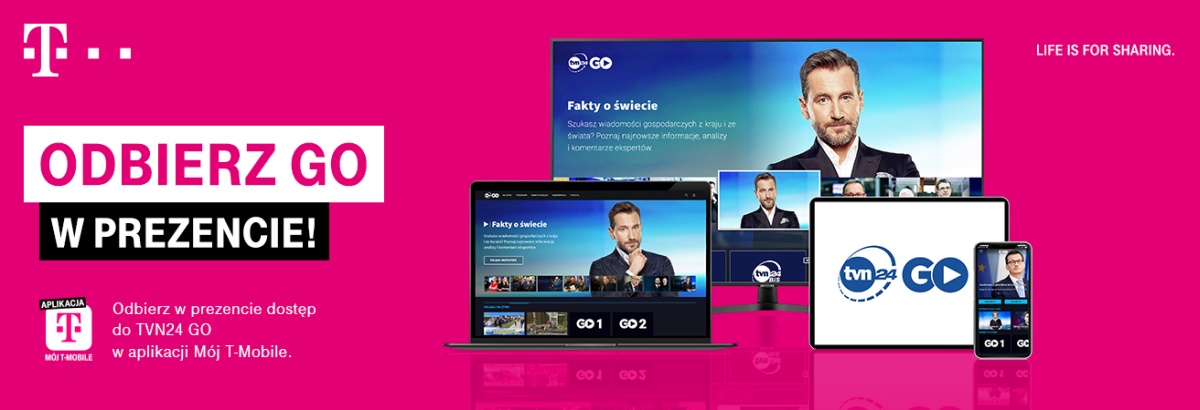TVN24 GO za darmo w T-Mobile