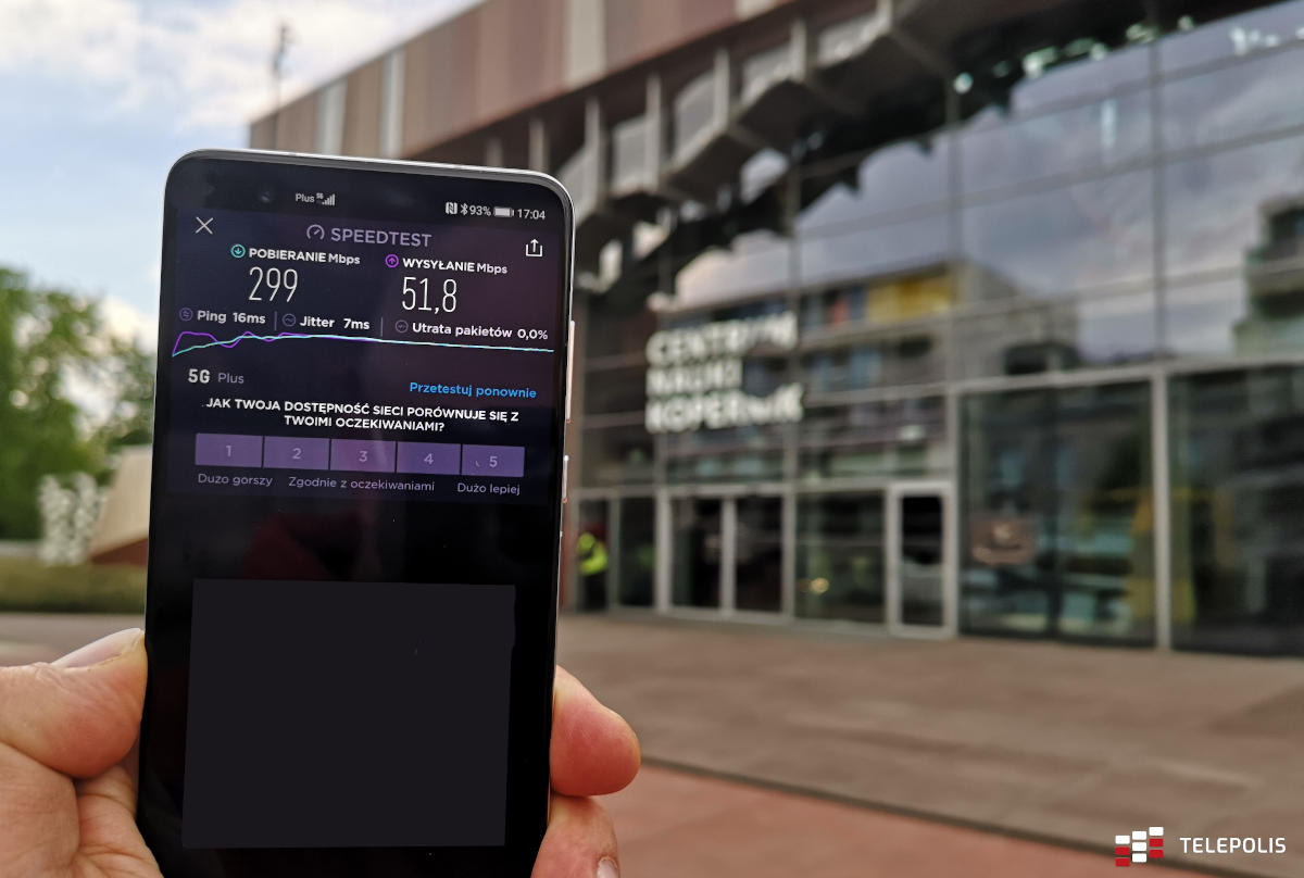 Jak szybkie jest 5G Plusa? Sprawdziliśmy to w Warszawie