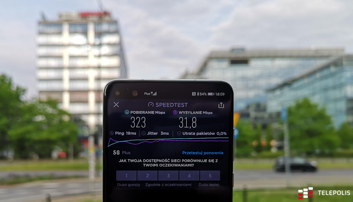 Jak szybkie jest 5G Plusa? Sprawdziliśmy to w Warszawie