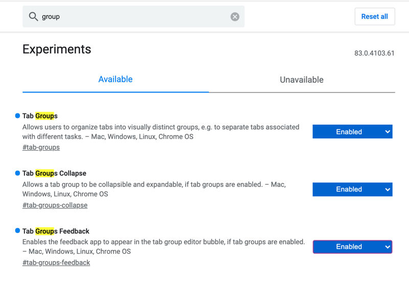 Chrome 83 wprowadza grupowanie kart i bezpieczniejszy DNS