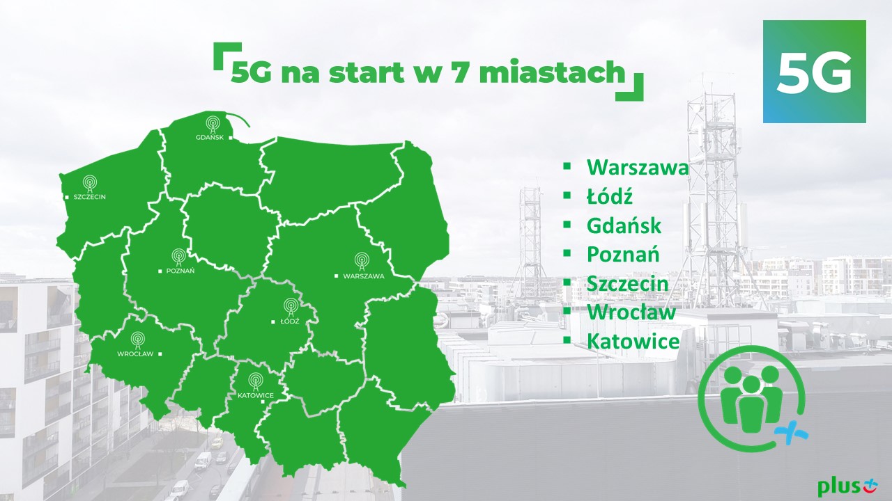 Plus uruchomi pierwszą w Polsce sieć 5G już w poniedziałek!