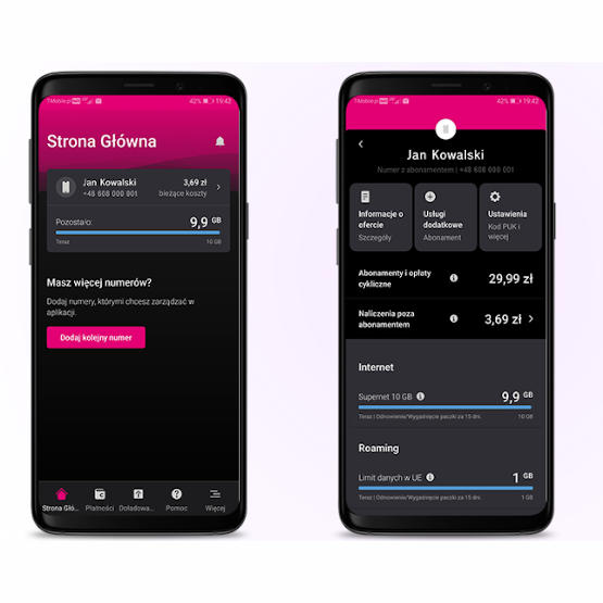 Aplikacja „Mój T-Mobile” dostępna w nowej, bardziej magentowej wersji