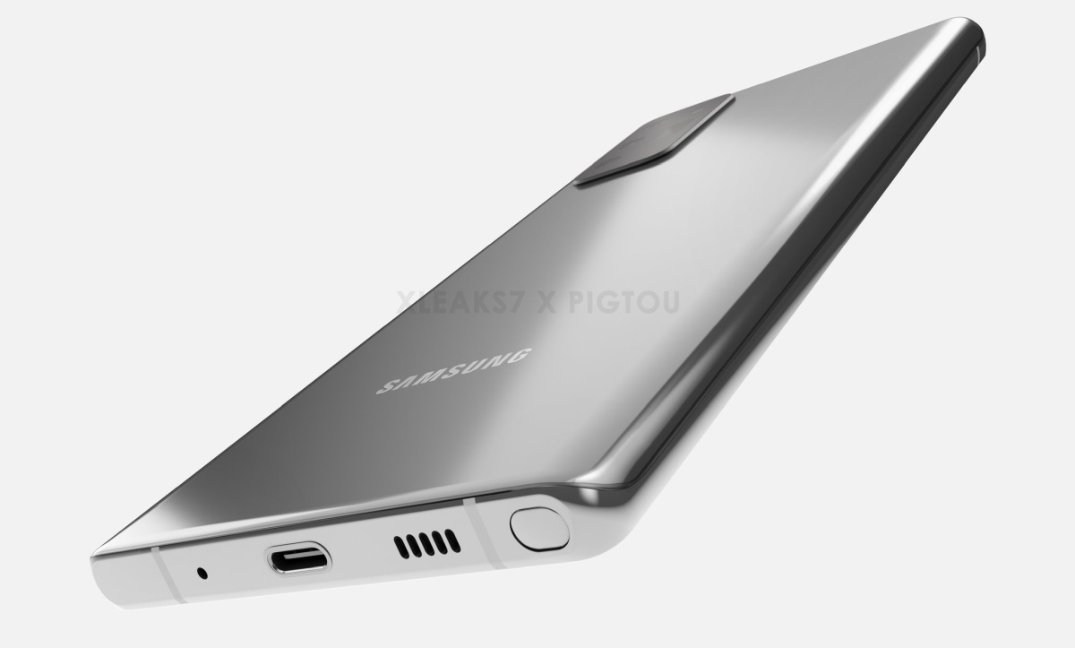 Samsung Galaxy Note20 na nowych renderach. Zmieni się położenie pióra S Pen