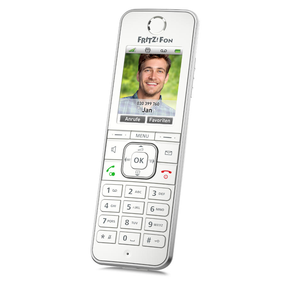 FRITZ!Fon C6 to telefon DECT, który pozwala sterować inteligentnym domem
