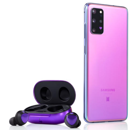 Purpurowy Samsung Galaxy S20+ 5G BTS dla fanów K-popu