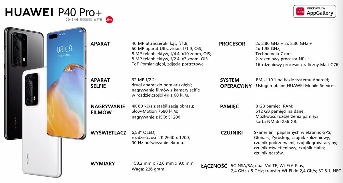 Huawei P40 Pro+ już w Polsce! Tak zaawansowanego aparatu jeszcze nie było