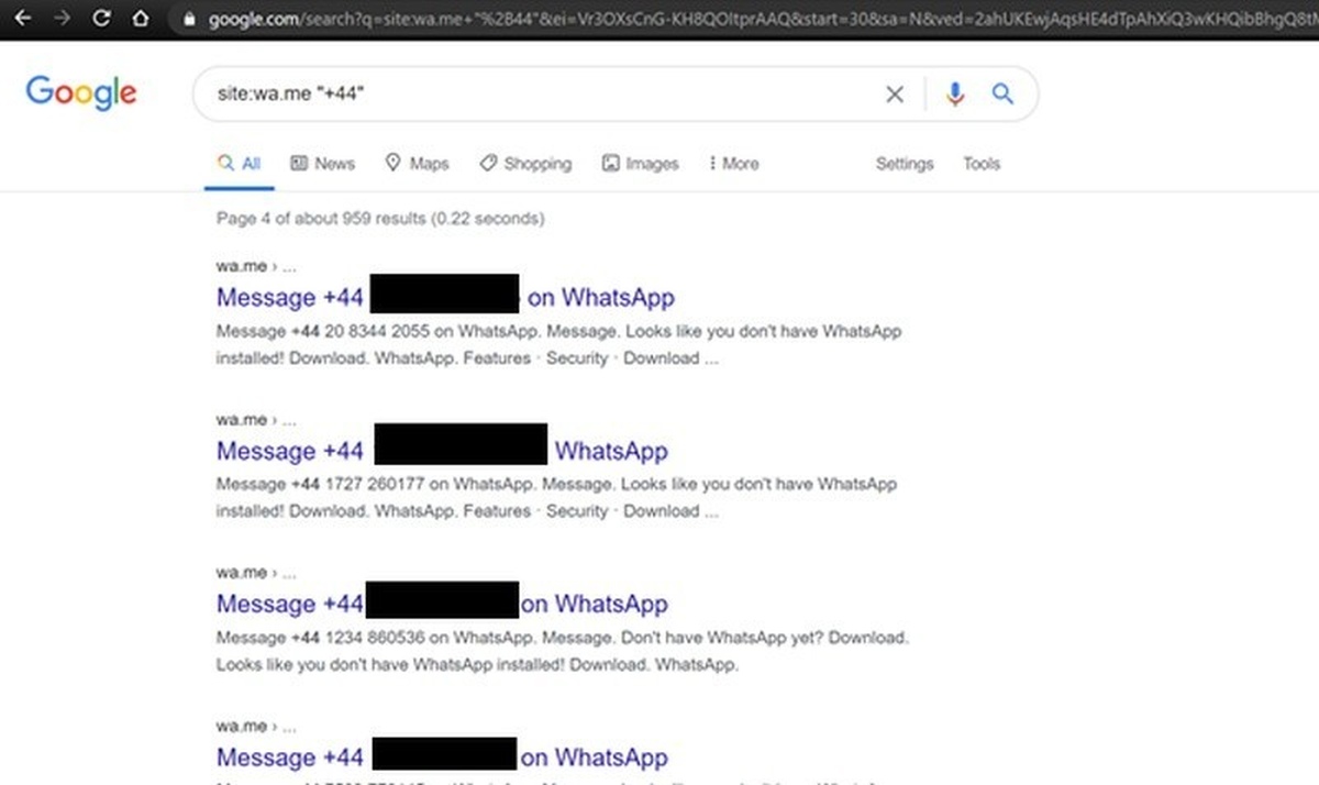Jeśli korzystałeś z tej funkcji WhatsAppa, Twój numer mógł być dostępny dla wyszukiwarki Google