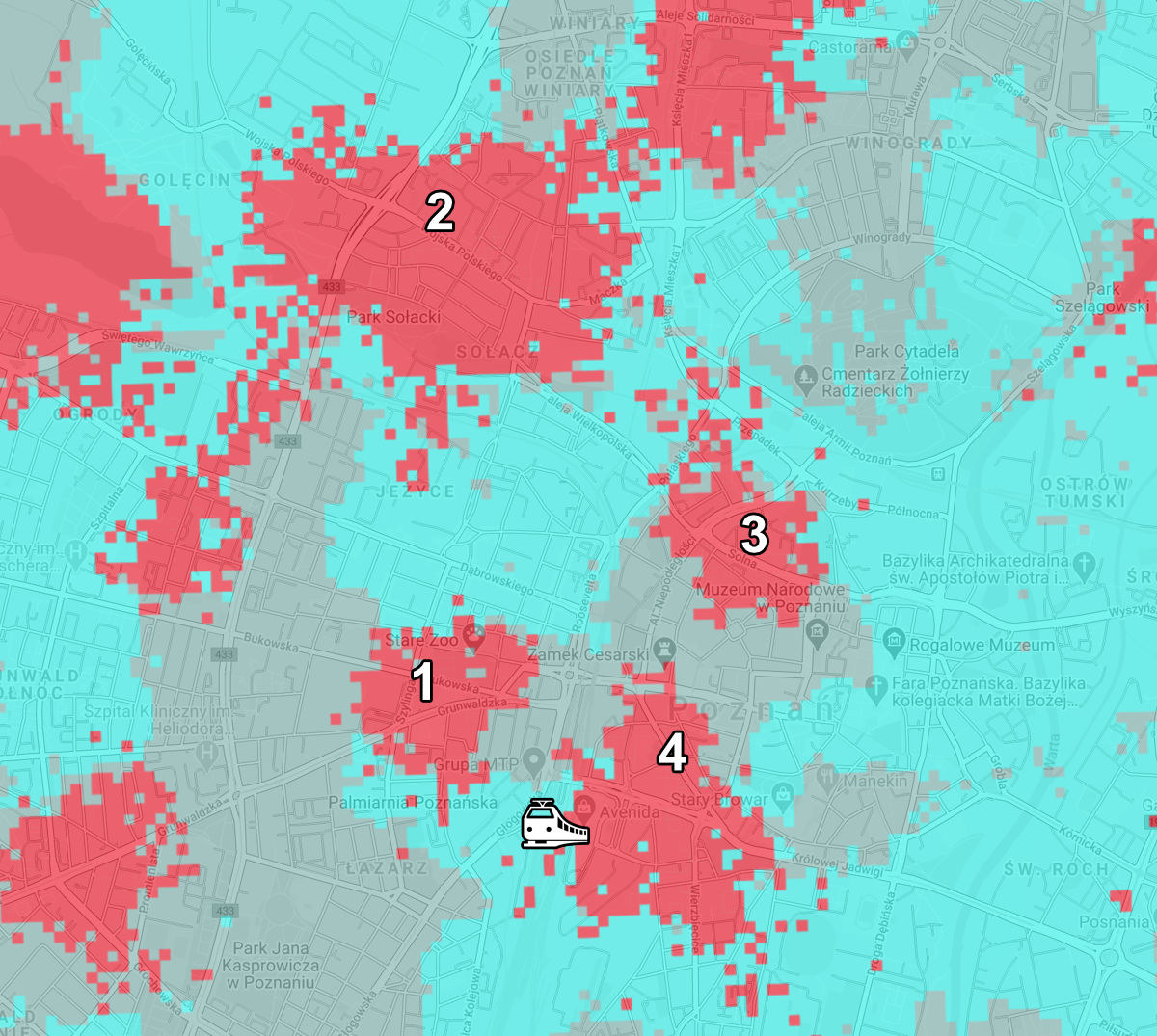 Zasięg 5G w twoim mieście: Poznań ma 500+