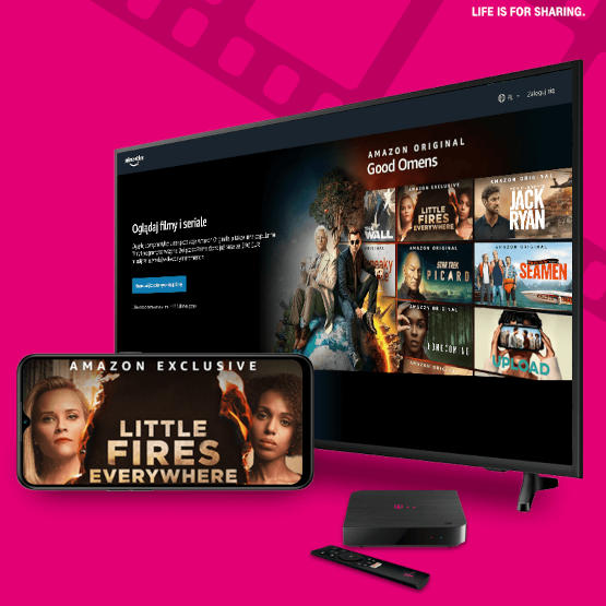 Bezpłatny Amazon Prime Video na 30 dni w T-Mobile. Do tego dekoder MagentaRozrywka Box