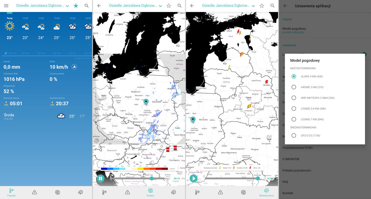 Gdzie jest burza? Dobre aplikacje z Google Play odpowiedzą na to pytanie