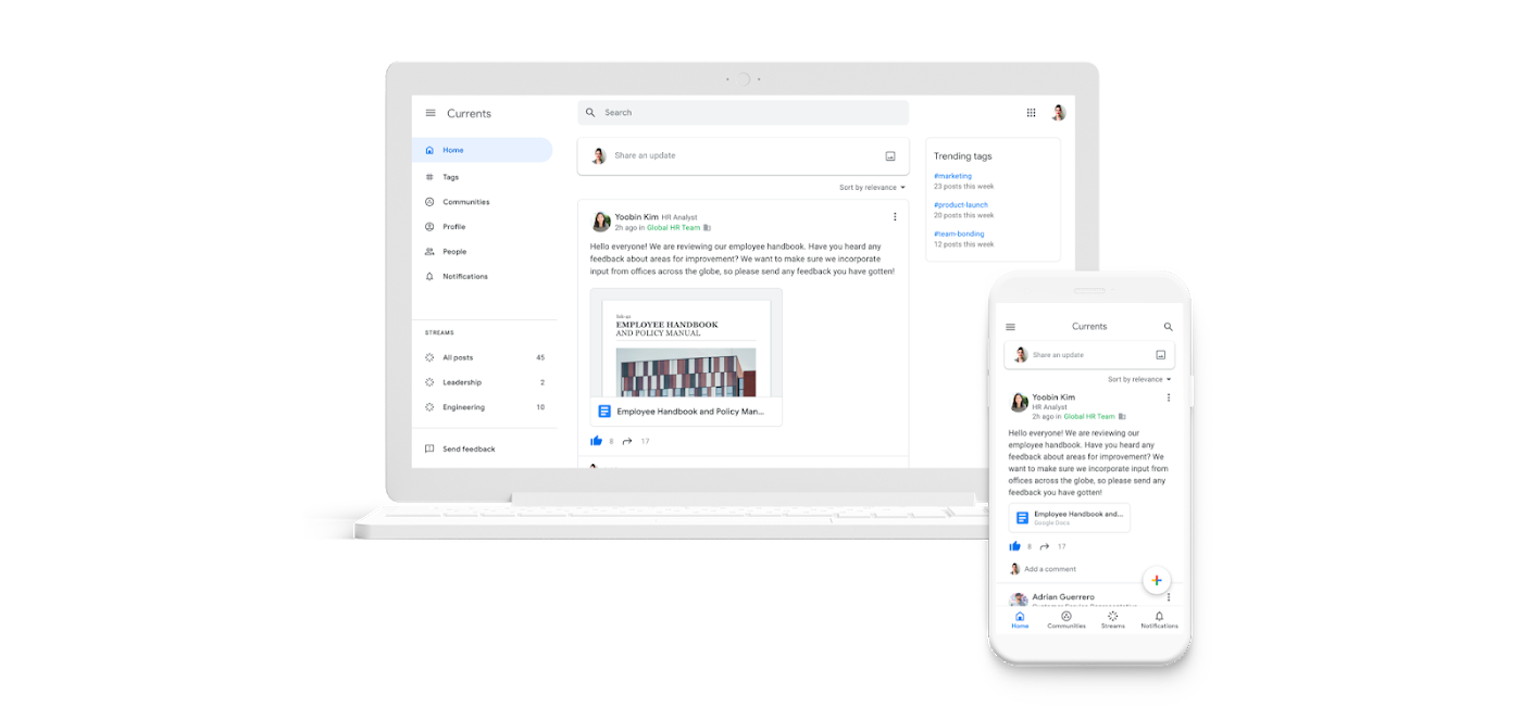 Google+ oficjalnie pogrzebane, a zamiast tego Google Currents dla biznesu