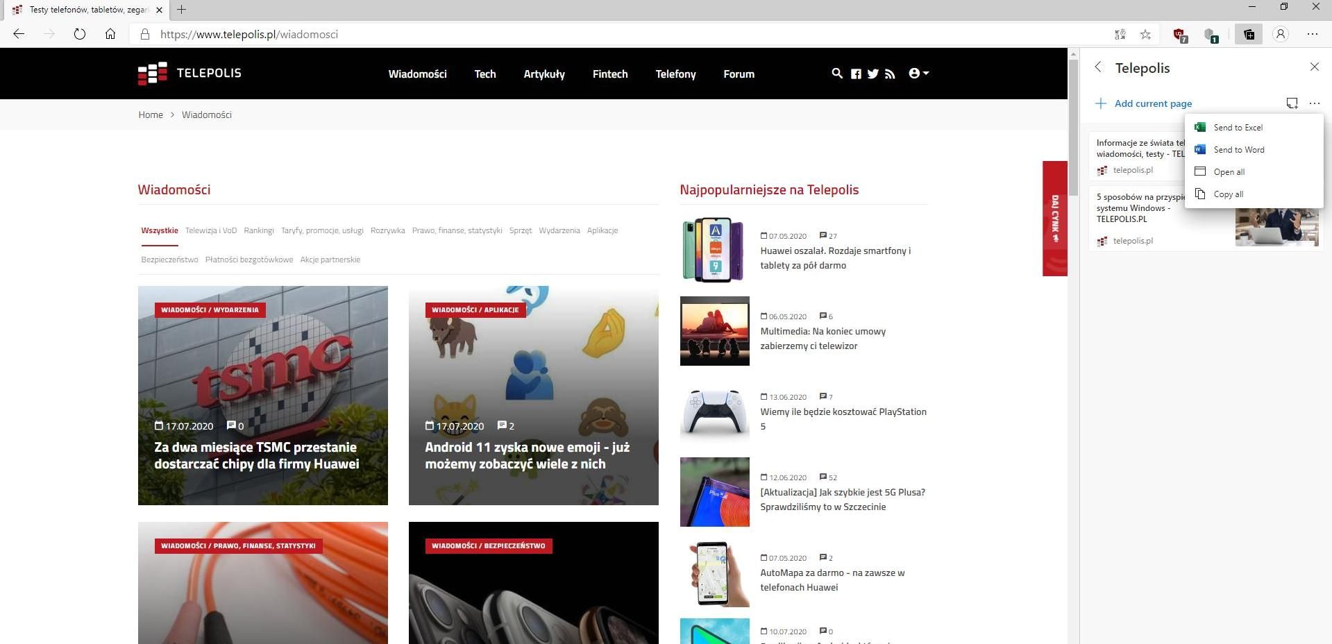 Microsoft zaczyna rozprowadzać Edge 84 - co nowego?