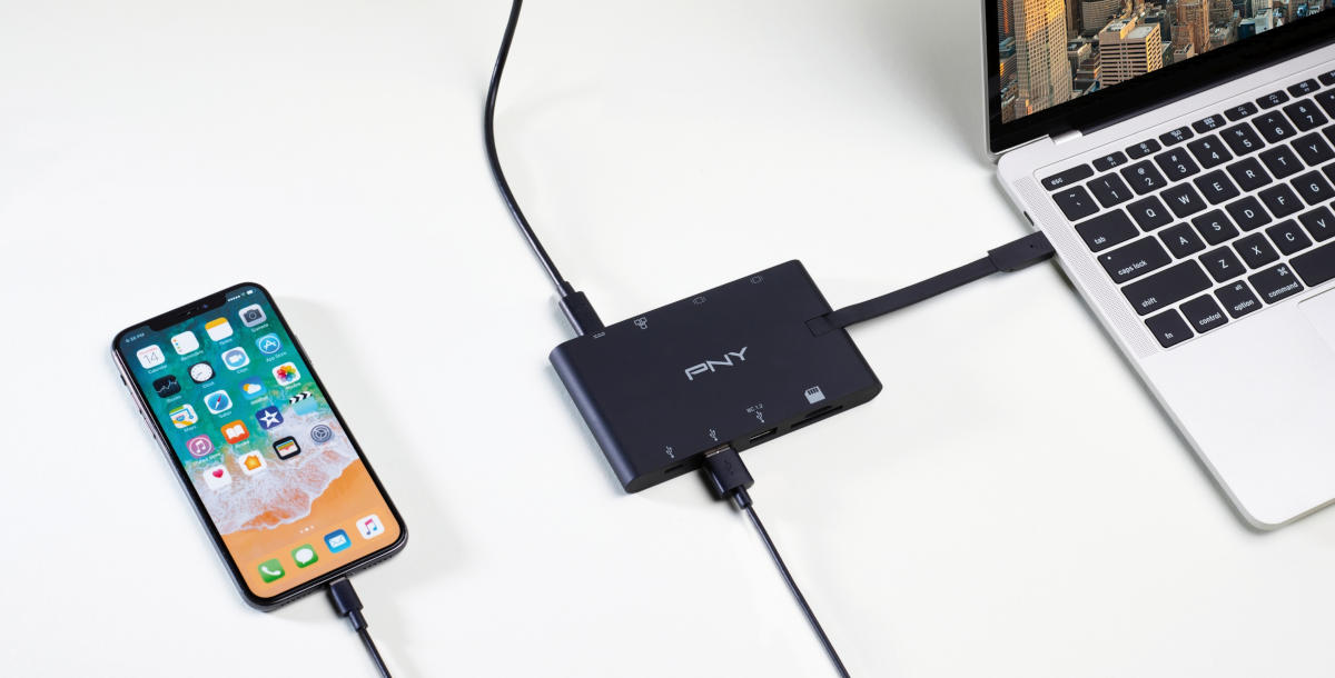 PNY prezentuje kompaktową stację All-In-One USB-C Mini Portable Dock