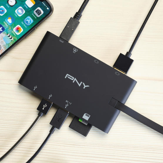 PNY prezentuje kompaktową stację All-In-One USB-C Mini Portable Dock