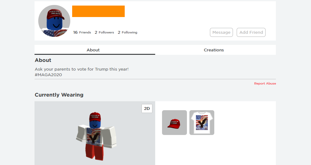 Roblox zhakowany przez miłośników... Donalda Trumpa