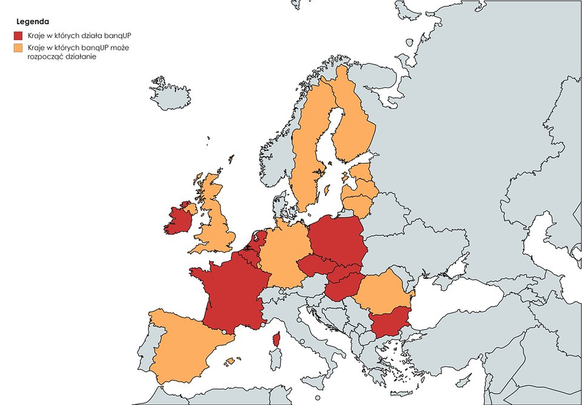 BanqUP wchodzi na nowe rynki. Z usług będzie można korzystać w 18 krajach Europy