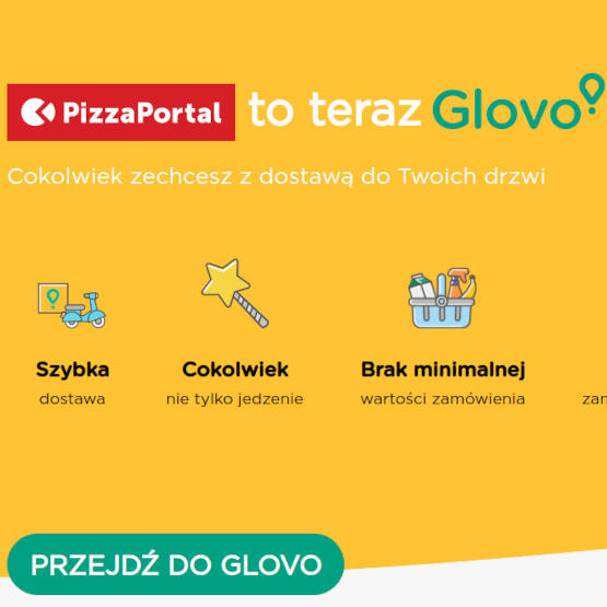 PizzaPortal.pl znika na dobre. Teraz będzie już tylko Glovo