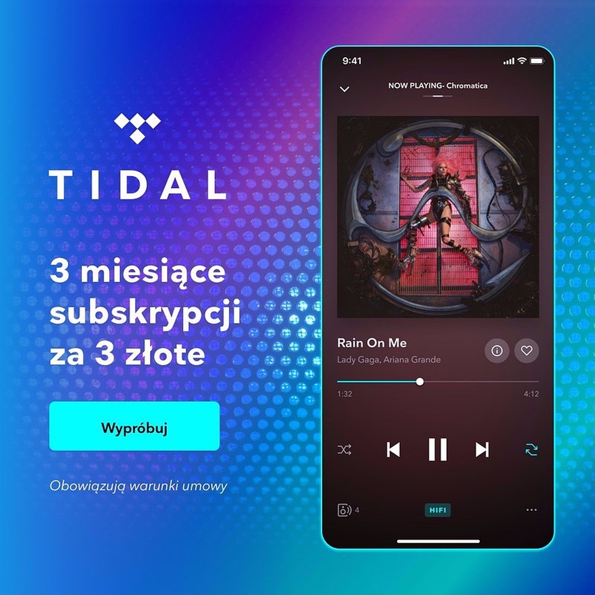 Promocja Tidal: 3 miesiące subskrypcji bez limitu za 3 zł