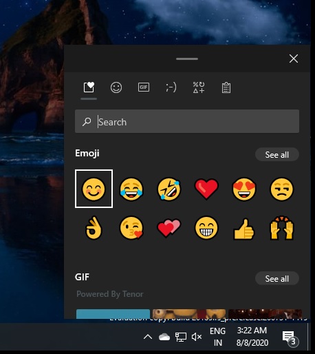 Windows 10: pokazano proponowane zmiany schowka, Menedżera zadań oraz panel emoji