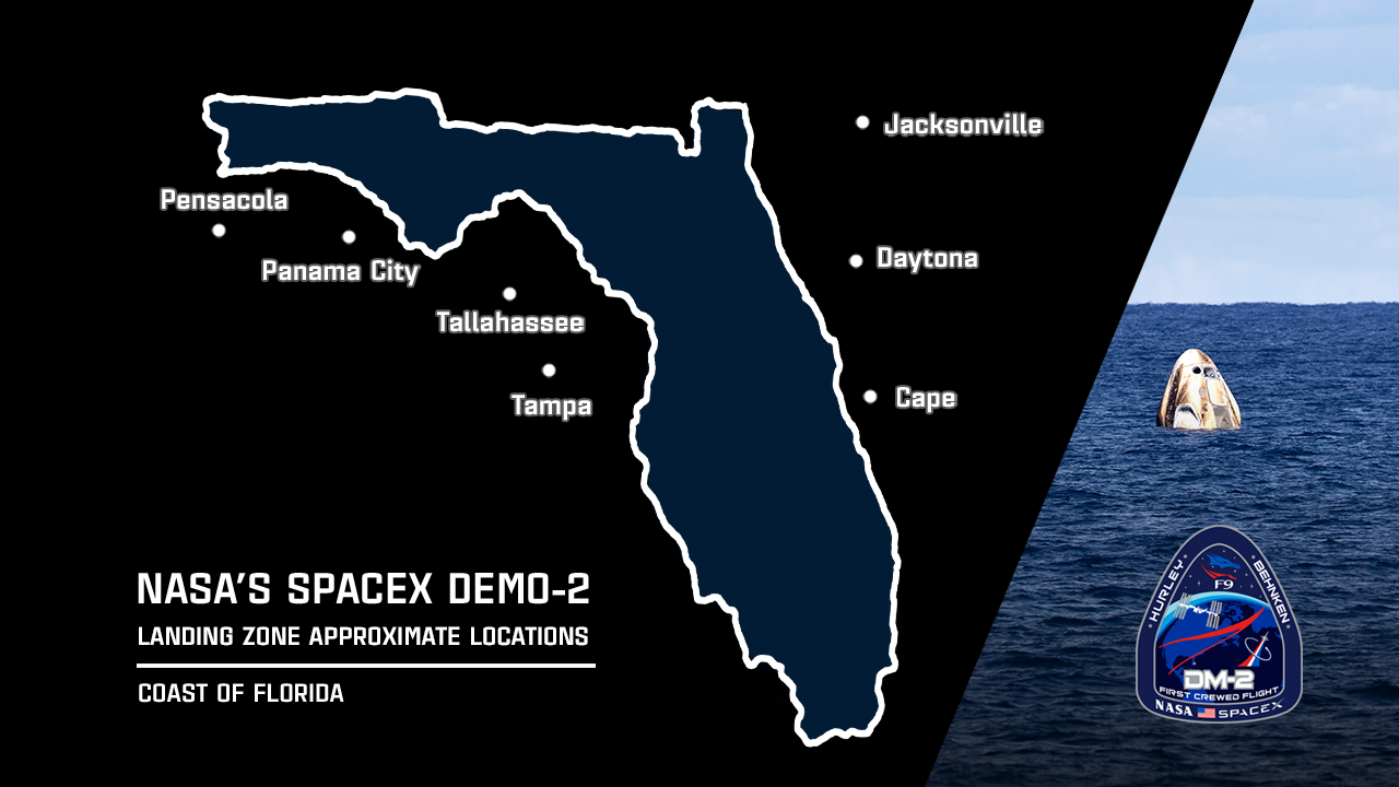 SpaceX: Crew Dragon wraca na Ziemię - zobacz lądowanie!