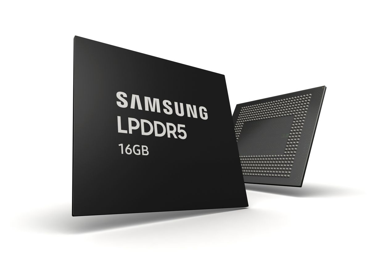 Samsung rozpoczyna masową produkcję nowych, mobilnych pamięci LPDDR5 DRAM