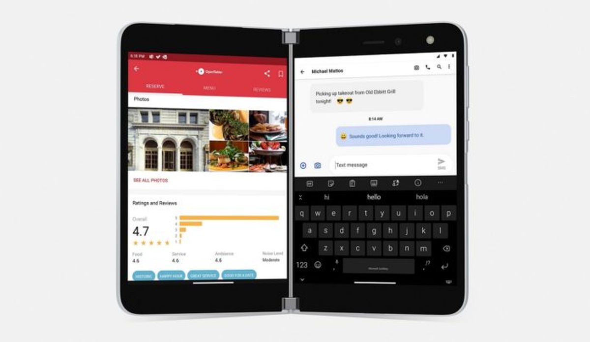 Surface Duo - przedstawiono listę preinstalowanych aplikacji