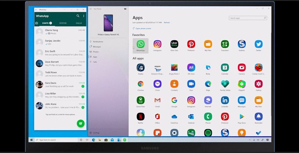 Windows 10: Twój telefon umożliwi uruchamianie aplikacji z Androida
